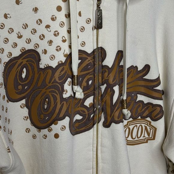 Y2K One Color One Nation OCON Full Zip Hoodie XL - Picture 2 of 5